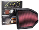 AEM 16-18 Acura ILX L4-2.4L F/l DryFlow Air Filter - aem28-50035