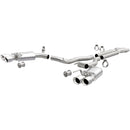 MagnaFlow SYS Cat-Back 2018 Ford Mustang GT 5.0L Competition Dual Exit Polished 4in Tips - mag19368