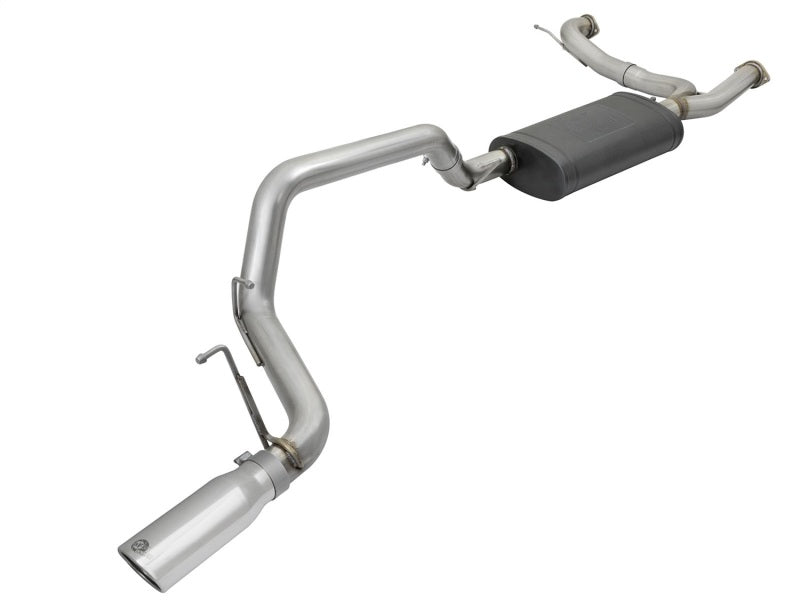 aFe MACHForce XP 3in 304-SS Exhaust Cat-Back 10-17 Nissan Patrol (Y62) V8-5.6L HO w/ Black Tip - afe49-36114-P