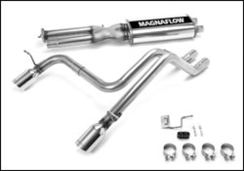 MagnaFlow Sys C/B 03-06 Hummer H2 split rear - mag16673