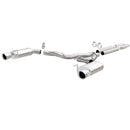 MagnaFlow Cat Back, SS, 3in, Street, Dual Split Polished 4.5in Tips 2015 Ford Mustang GT V8 5.0L - mag19100