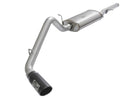 aFe MACHForce XP Exhausts Cat-Back Black Tip 09-17 GM Silverado 1500 4.3/5.3L RegCab SB/LB - afe49-44072-B