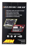 AEM 3.5 inch Short Neck 9 inch Element Filter Replacement - aem21-2049DK