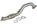 aFe Power Elite Twisted Steel 16-17 Honda Civic I4-1.5L (t) 2.5in Rear Down-Pipe Mid-Pipe - afe48-36605