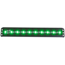 ANZO Universal 12in Slimline LED Light Bar (Green) - anz861151