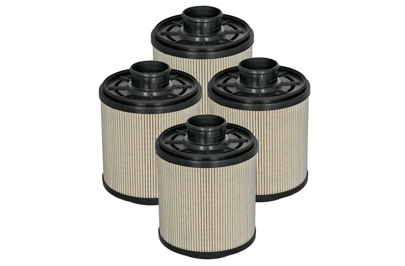 aFe Pro GUARD D2 Fuel Filter 11-17 Ford Diesel Trucks V8 6.7L (td) (4 Pack) - afe44-FF014E-MB