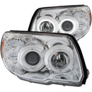 ANZO 2006-2009 Toyota 4Runner Projector Headlights w/ Halo Chrome - anz111321