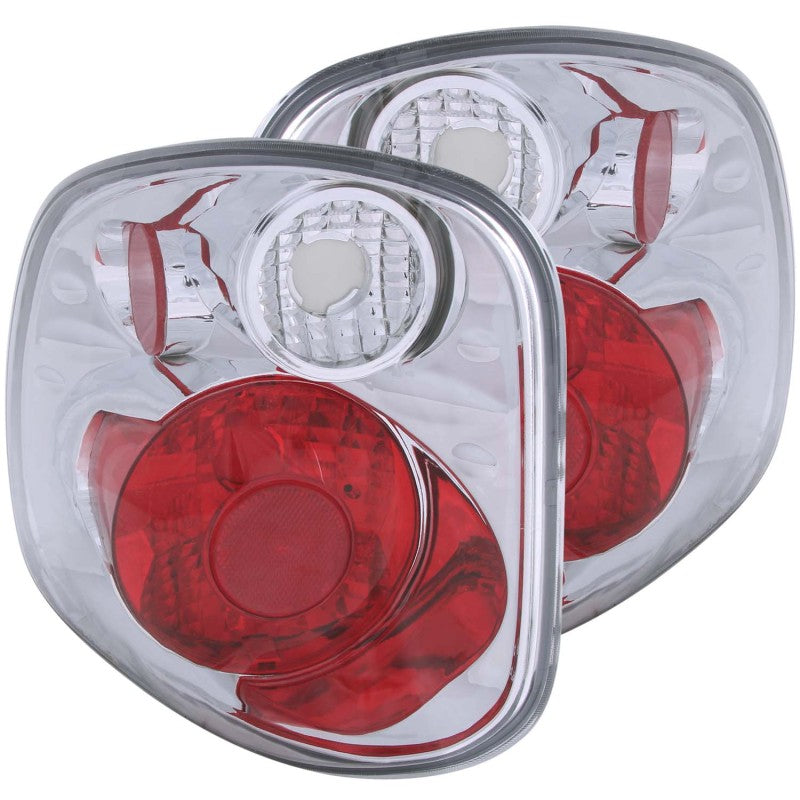 ANZO 1997-2000 Ford F-150 Taillights Chrome - anz211068
