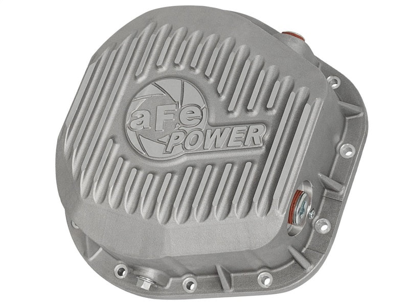 afe Rear Differential Cover (Raw; Street Series); Ford Diesel Trucks 86-13 V8 (td) - afe46-70020