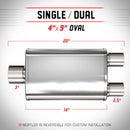 MagnaFlow Muffler Trb SS 4X9 18 3/2.5 - mag13288