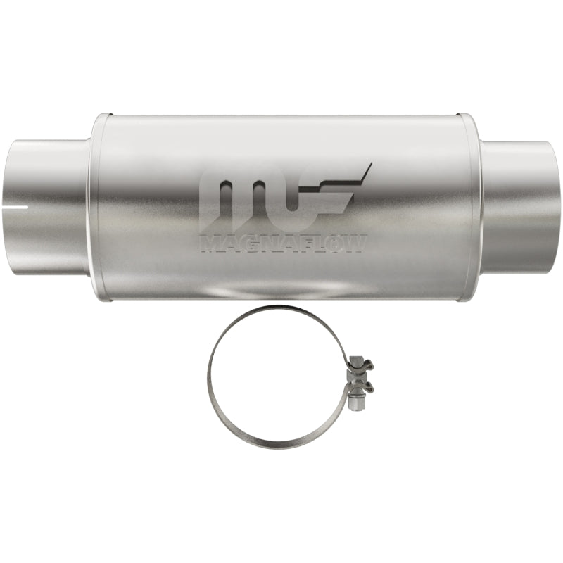MagnaFlow Muffler Mag DSL SS 7x7x14 5in Inlet 5in Outlet - mag12776
