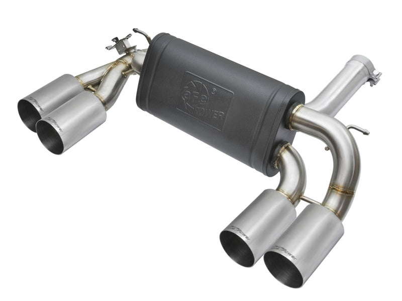 aFe MACHForce XP 3in - 2 1/2in Axle Back 304SS Exhaust w/ Polished Tips 16-17 BMW M2 (f87) - afe49-36333-P