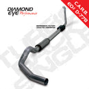 Diamond Eye KIT 5in TB SGL SS: 94-97 FORD 7.3L F250/F350 PWRSTROKE NFS W/ CARB EQUIV STDS - depK5314S