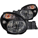 ANZO 2002-2003 Subaru Impreza Crystal Headlights Black - anz121121