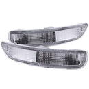 ANZO 1993-1997 Toyota Corolla Euro Parking Lights Chrome - anz511017