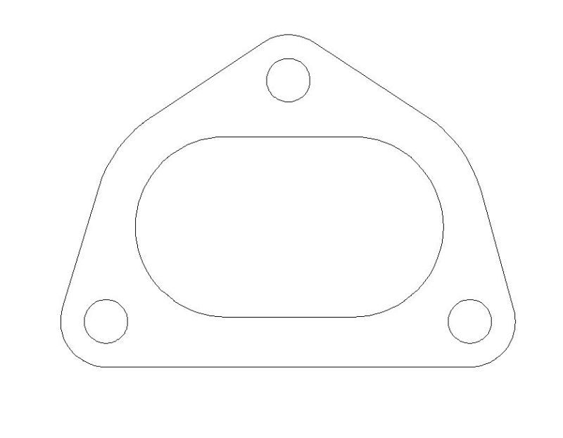 Cometic Ford/Coswroth BDA 3-Bolt .064 AM Exhaust Gasket - cgC4354-064