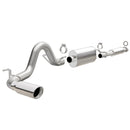 MagnaFlow Cat-Back 2016 Toyota Tacoma TRD 3.5L V6 SS 3in Single Pass Side Exit Rear 4in Tip - mag19293