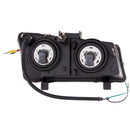 ANZO 2003-2006 Chevrolet Silverado 1500 Projector Headlights w/ U-Bar Black - anz111312