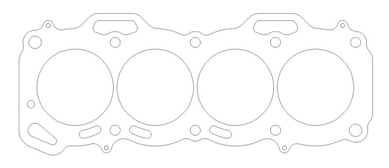 Cometic Toyota 3E/4E/5E 1.3L/1.5L 75mm Bore .040 inch MLS Head Gasket FWD w/ No Extra Oil Holes - cgC4602-040