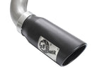 aFe MACHForce XP Exhausts Cat-Back Black Tip 09-17 GM Silverado 1500 4.3/5.3L RegCab SB/LB - afe49-44072-B