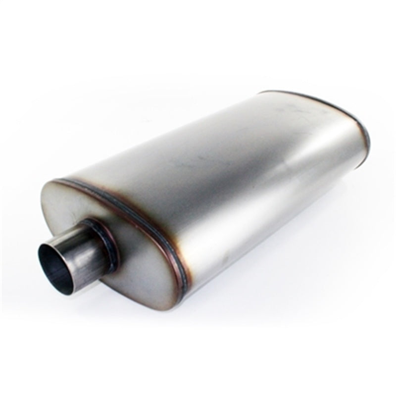 aFe MACHForce XP Exhausts Mufflers SS-409 EXH Muffler 3In/Out 5x11 Body Brushed - afe49-91010