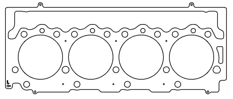 Cometic GM 6.5L Diesel 91-95 4.100 inch Bore .075 inch MLS-5 Right Head Gasket - cgC5884-075