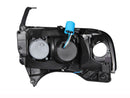 ANZO 1994-2001 Dodge Ram Crystal Headlights Black w/ LED - anz111205