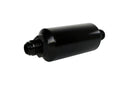 Aeromotive In-Line Filter - (AN-10) 100 Micron Stainless Steel Element Black Anodize Finish - aer12389