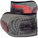 ANZO 2007-2013 Toyota Fj Cruiser LED Taillights Smoke - anz311184