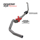 Diamond Eye KIT 4in TB MFLR RPLCMENT PIPE SGL SS 94-97 7 3L F250/F350 PWRSTROKE NFS W CARB EQIV STDS - depK4306S-RP