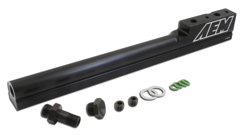 AEM 94-01 Integra Black Fuel Rail - aem25-100BK