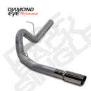 Diamond Eye KIT 4in DPF-BACK SGL SS: 11-12 CHEVY 6.6L 2500/350 - depK4156S