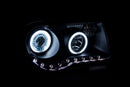 ANZO 2005-2010 Chrysler 300C Projector Headlights w/ Halo Black (CCFL) G2 - anz121251