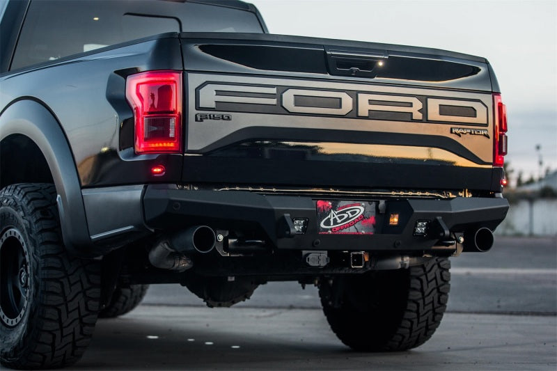 Addictive Desert Designs 17-18 Ford F-150 Raptor HoneyBadger Rear Bumper - addR117321370103