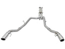 aFe MACHForce XP Exhaust Cat-Back SS-409 2017 Ford F-150 Raptor V6-3.5L (tt) w/ Polished Tips - afe49-43045-P