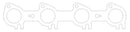 Cometic 91-01 Ford 4.6L SOHC / 99+ 5.4L Triton .030 inch MLS Exhaust Gaskets (Pair) - cgC5853-030