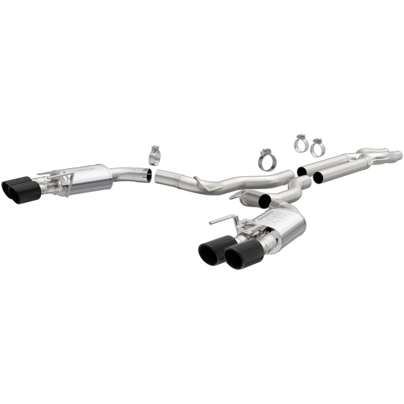 MagnaFlow Cat-Back 2016 Ford Mustang Shelby GT350/GT350R 5.2L V8 Carbon Fiber Tips - mag19299