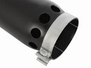 aFe MACHForce XP Cat-Back SS-304 5in Interooled Exhaust Tip 5in In x 6in Outx16inL Bolt-On Right Blk - afe49T50601-B161