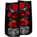 ANZO 1996-2002 Gmc Savana Taillights Black - anz211148