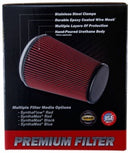 Airaid 10-14 Ford Mustang Shelby 5.4L Supercharged Direct Replacement Filter - Oiled / Red Media - air860-399
