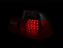 ANZO 2002-2005 BMW 3 Series E46 LED Taillights Red/Smoke - anz321123