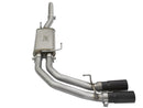 aFe Rebel Exhausts Cat-Back SS Ford F-150 04-08 V8 4.6/5.4L w/ Black Tips - afe49-43079-B