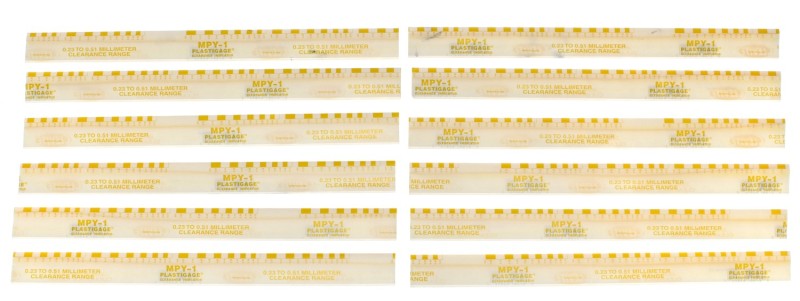 Clevite Plastigage Yellow Plastigage - 12 Pack - cleMPY1