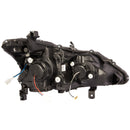 ANZO 2013-2014 Nissan Altima Projector Headlights w/ Plank Style Design Chrome - anz121501