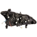 ANZO 2013-2014 Nissan Altima Projector Headlights w/ Plank Style Design Black - anz121500