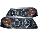 ANZO 2000-2005 Chevrolet Impala Projector Headlights w/ Halo Black - anz121339