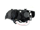 ANZO 2000-2003 BMW X5 Projector Headlights w/ Halo Chrome - anz121397