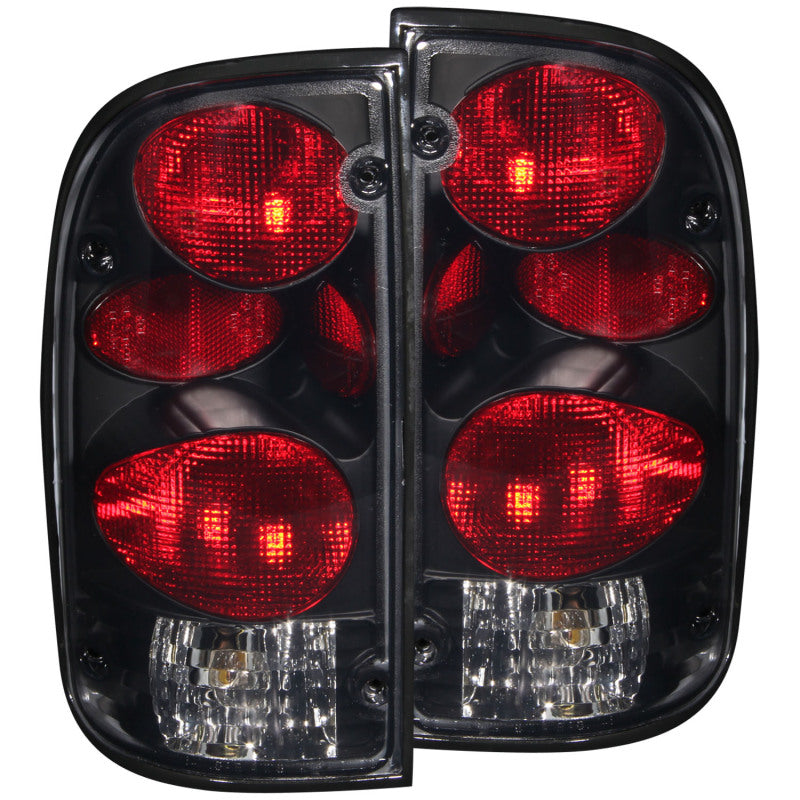 ANZO 1995-2000 Toyota Tacoma Taillights Dark Smoke G2 - anz211180