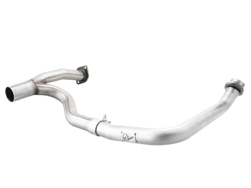 aFe Power Twisted Steel Y-Pipe Aluminized 2in 12-14 Jeep Wrangler (JK) V6 3.6L (4dr) - afe48-06207