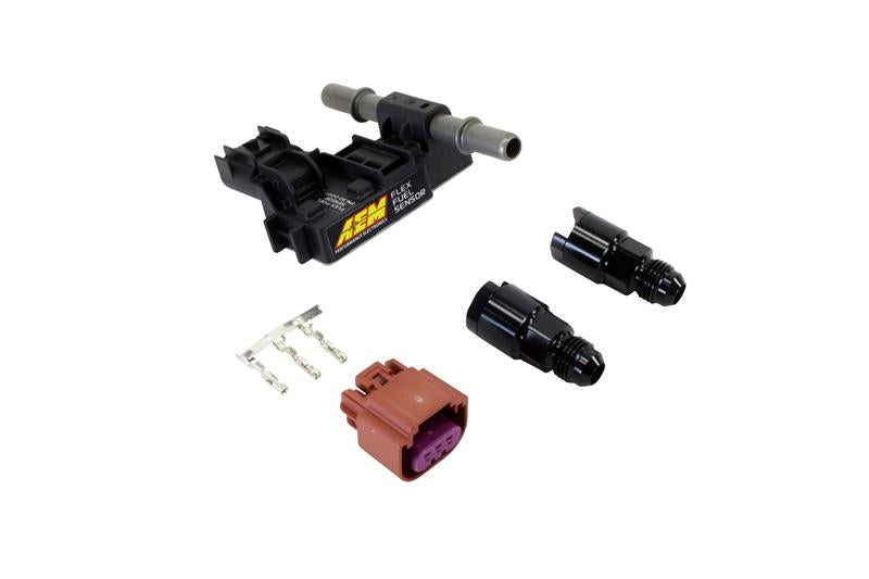 AEM Ethanol Content Flex Fuel Sensor w/ -6AN fittings Kit - aem30-2201